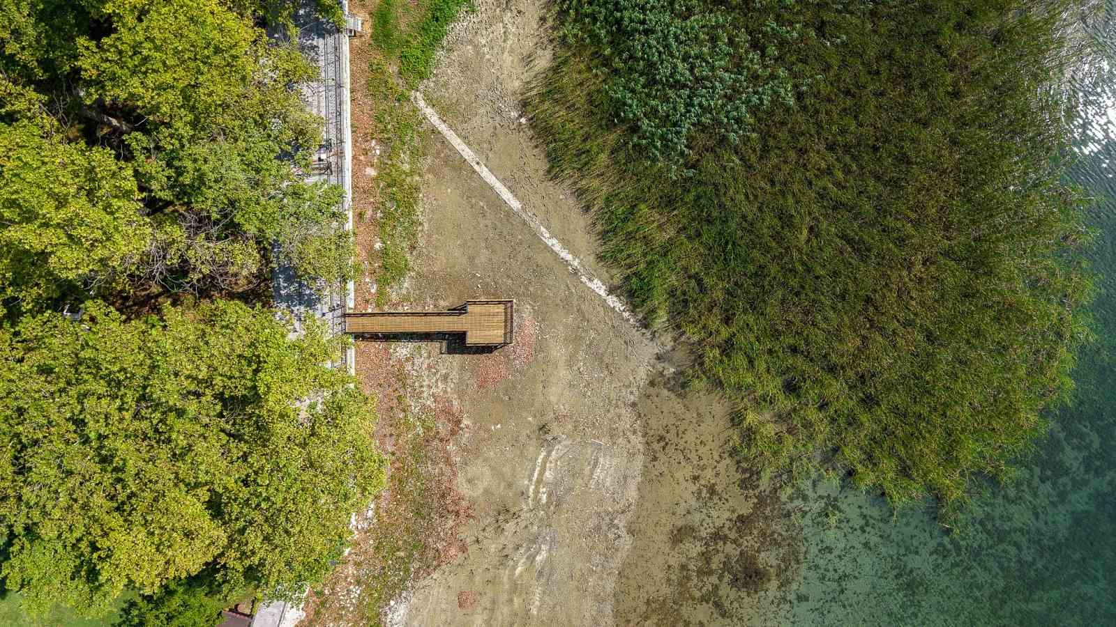 Sapanca Gölü’nde tarihi kuraklık alarmı 