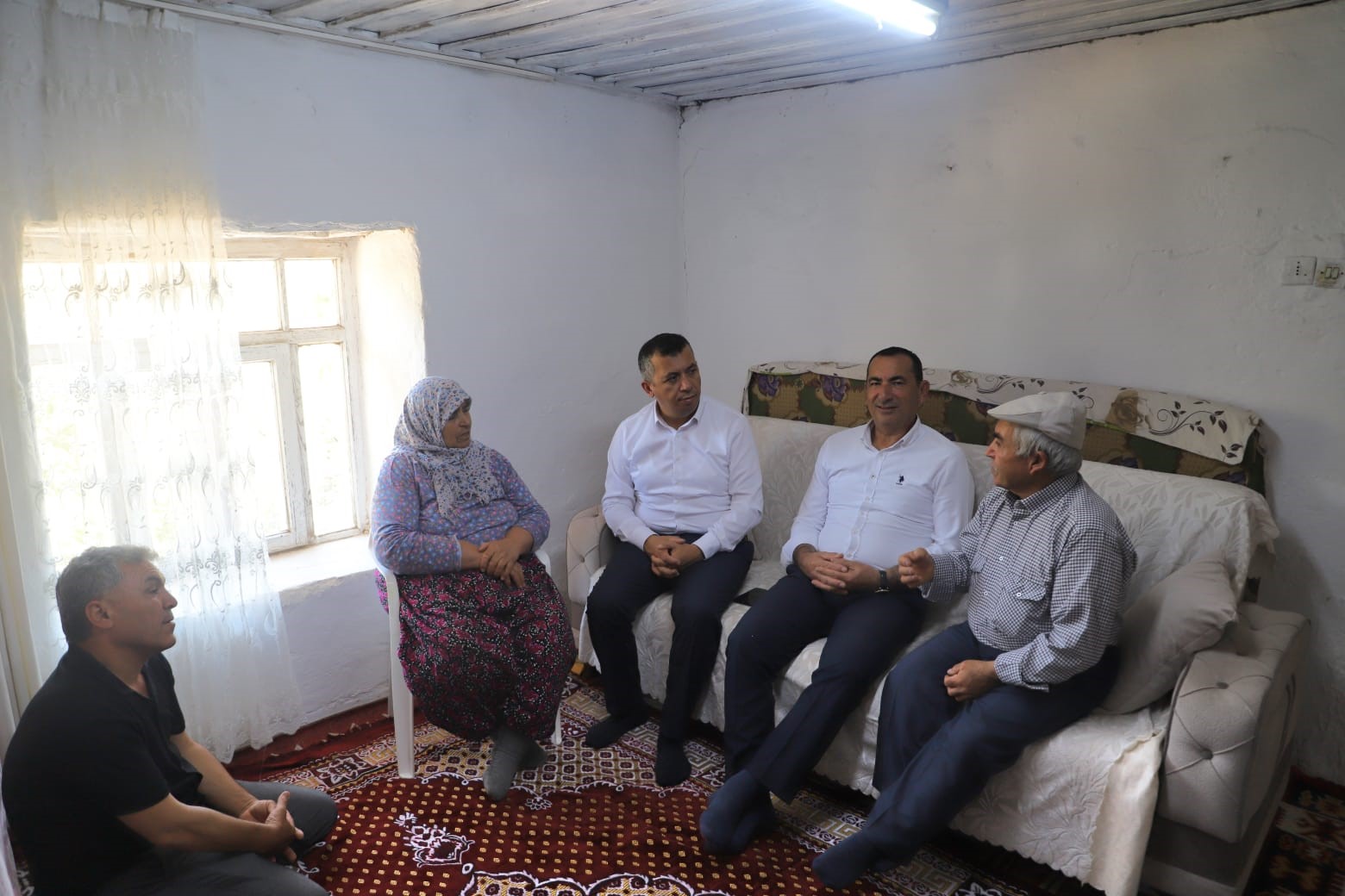 Kaymakam Bayram gazileri ziyaret etti 