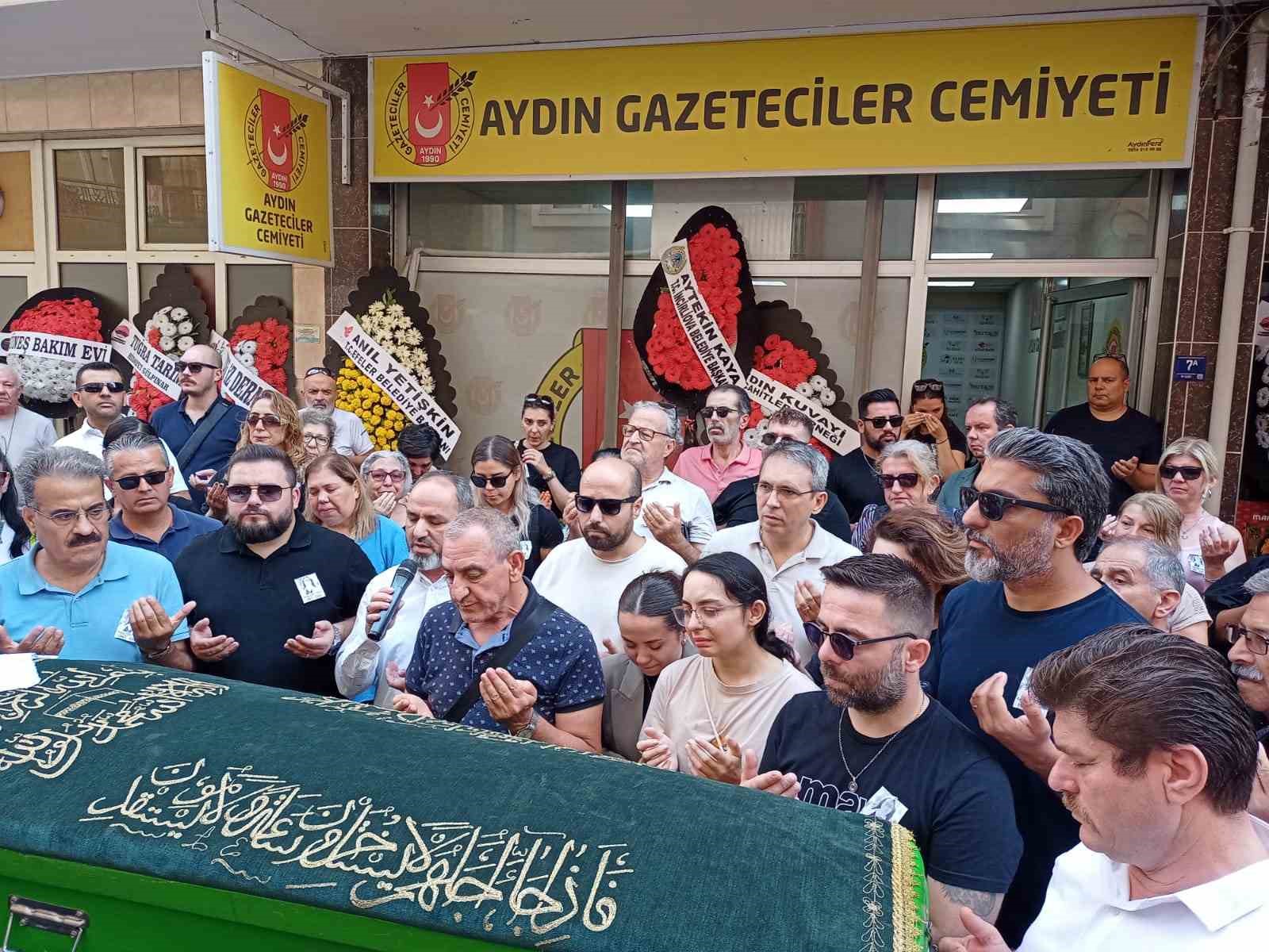 Aydınlı gazeteci Yazıcı’yı meslektaşları son yolculuğuna uğurladı 