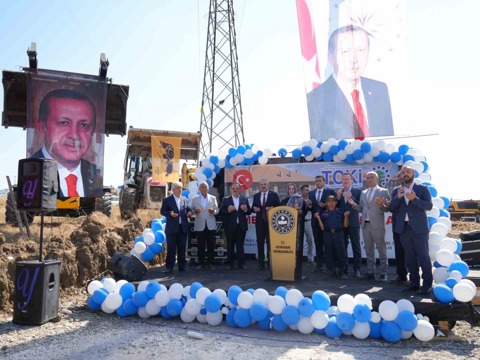 Kastamonu’da inşa edilecek 80 TOKİ konutunun temeli atıldı 