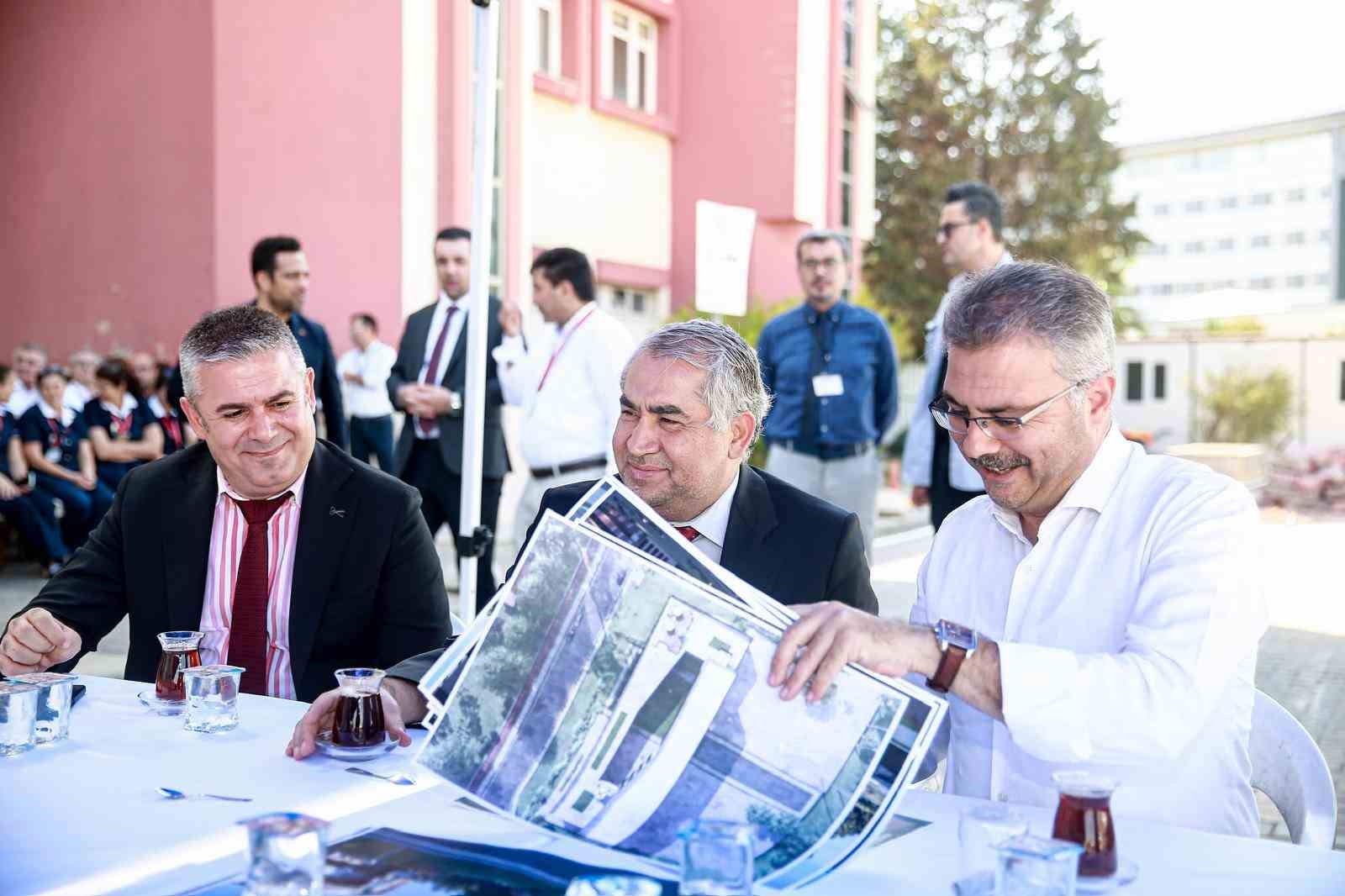 ADÜ Hastanesi Yeni Poliklinik ve Laboratuvar Binası Temel Atma Töreni gerçekleştirildi 