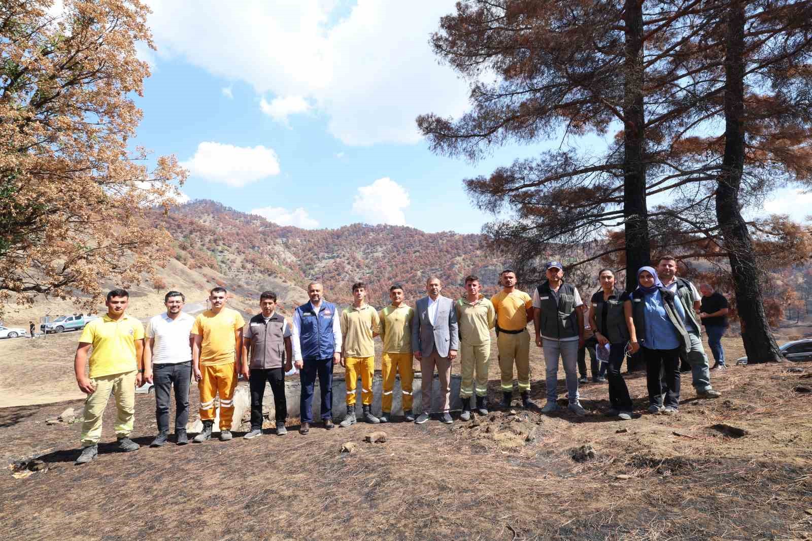 Kahramanmaraş’ta yanan ormanlık alanlar fidanlarla buluşturulacak 