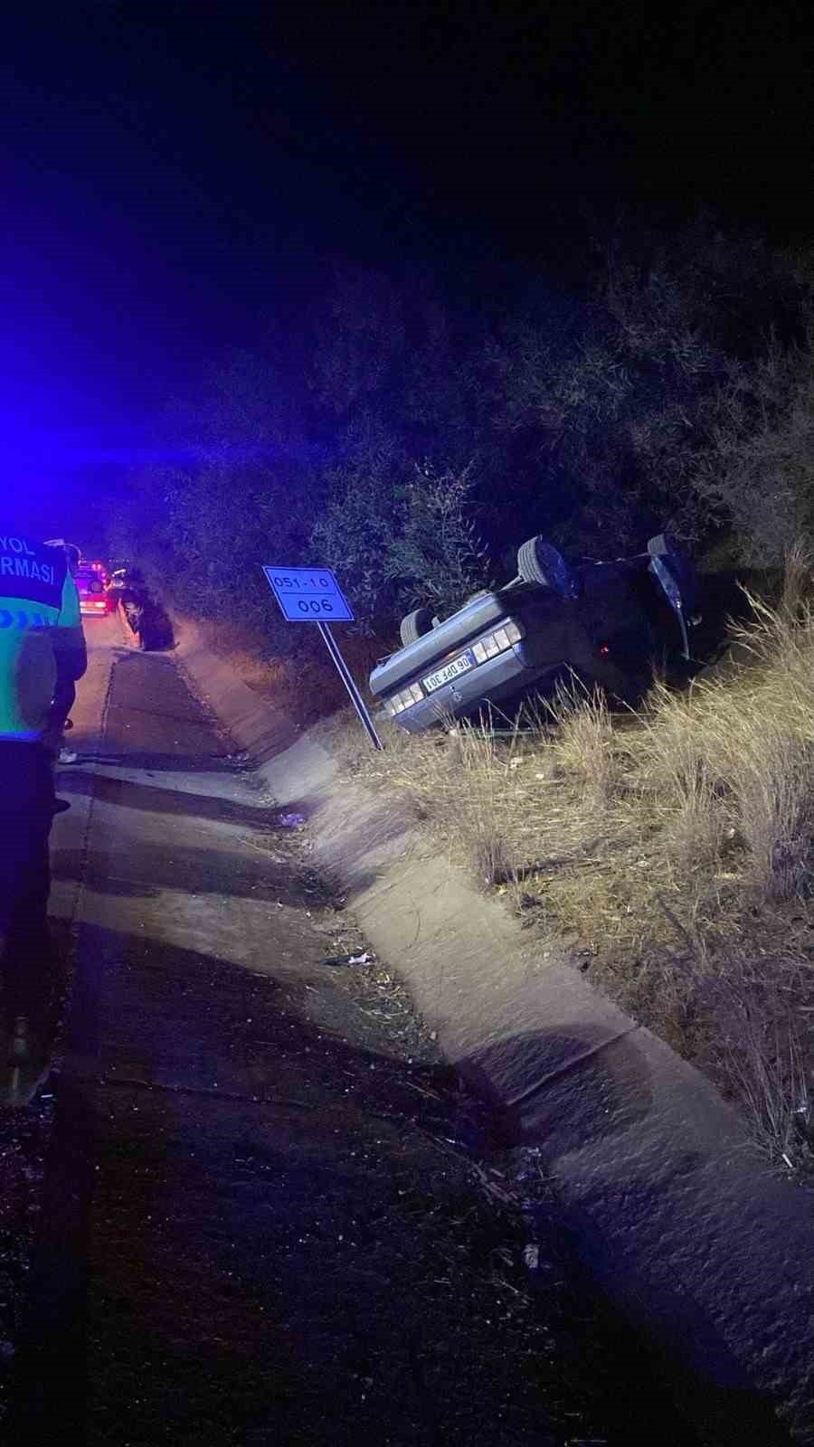 Tarsus’ta trafik kazası:1 ölü, 2 yaralı 