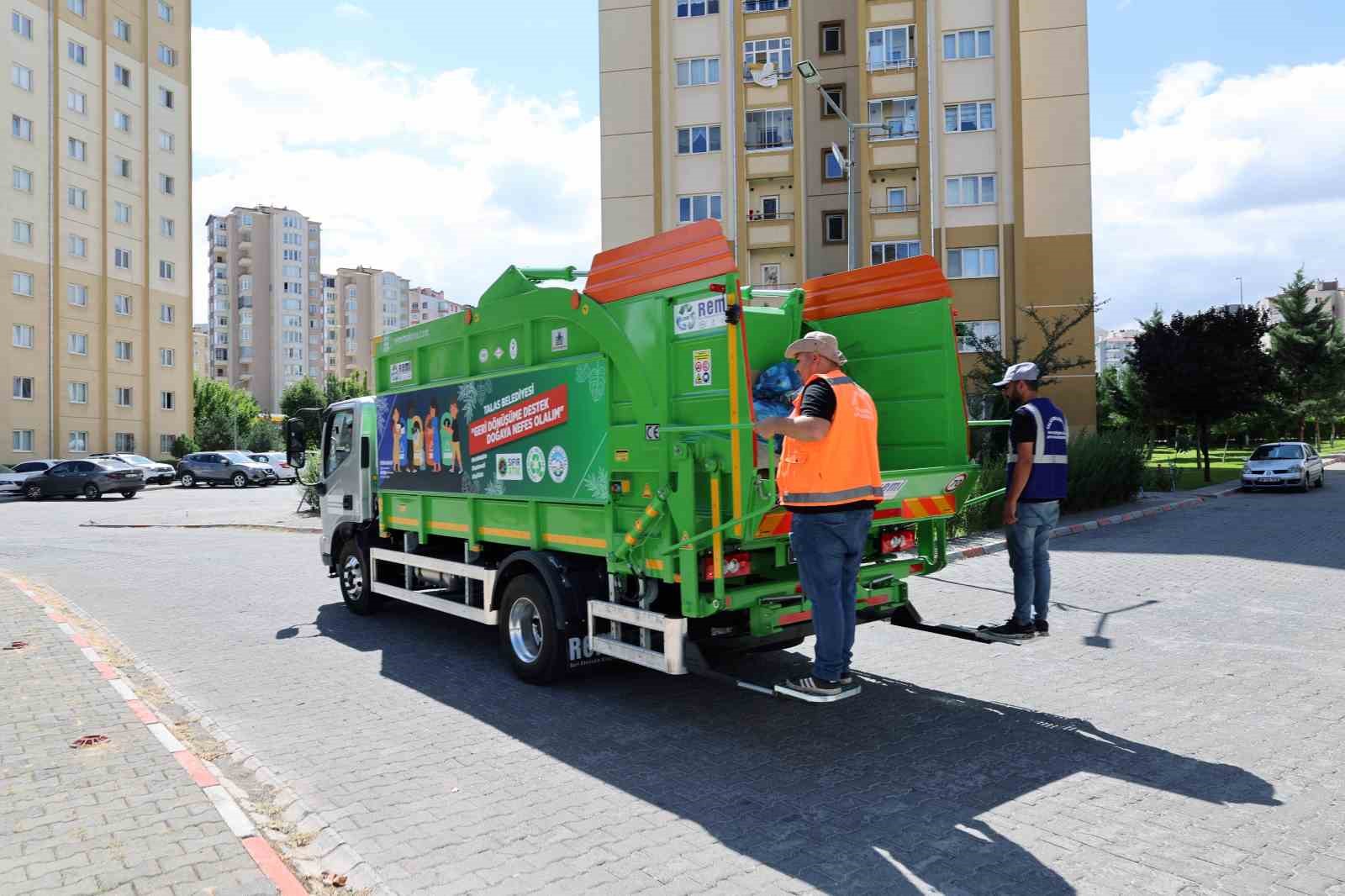 Talas Belediyesi’nden geri dönüşüm hamlesi 