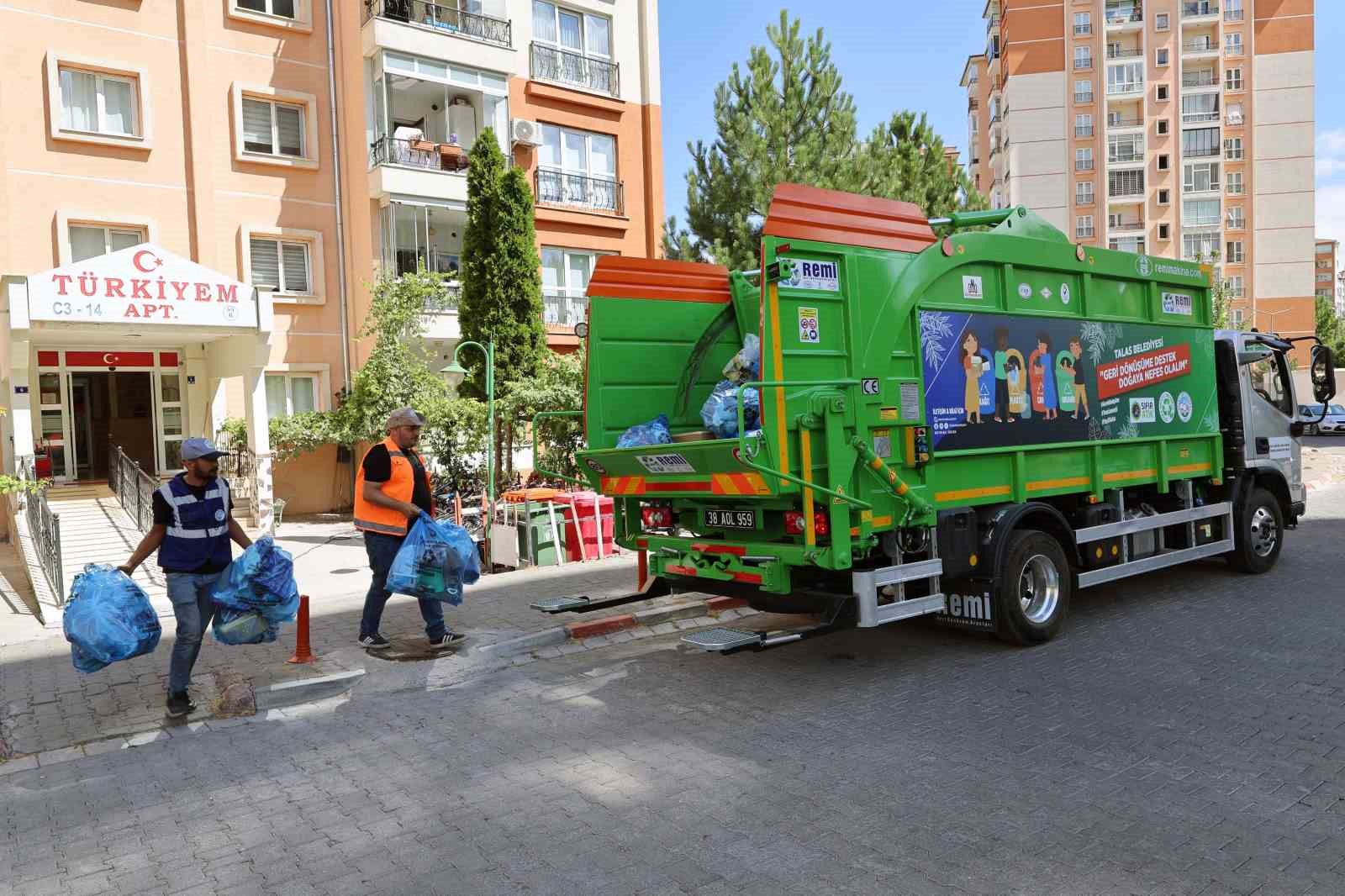 Talas Belediyesi’nden geri dönüşüm hamlesi 