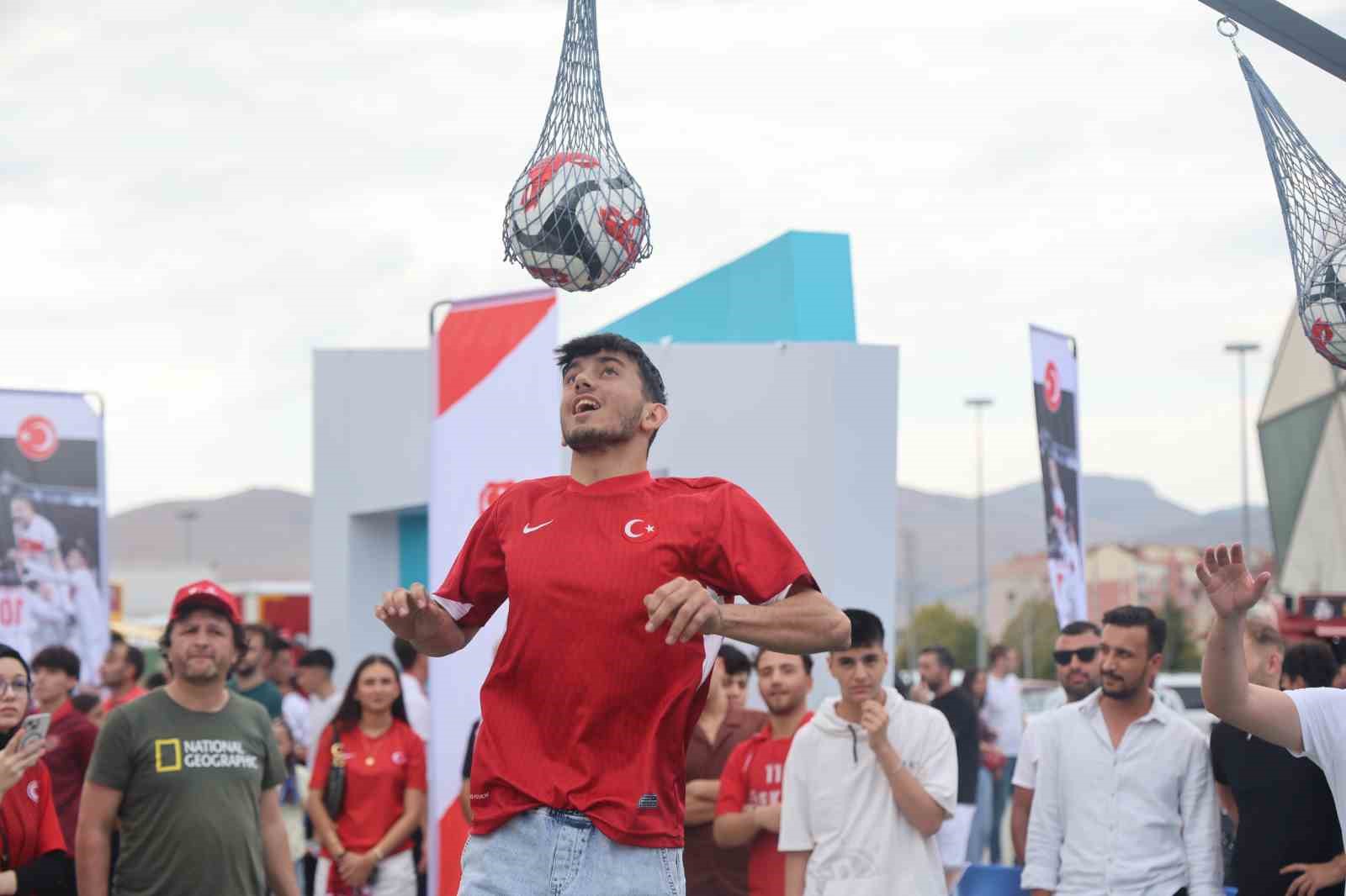 Konya’da mili maç heyecanı 