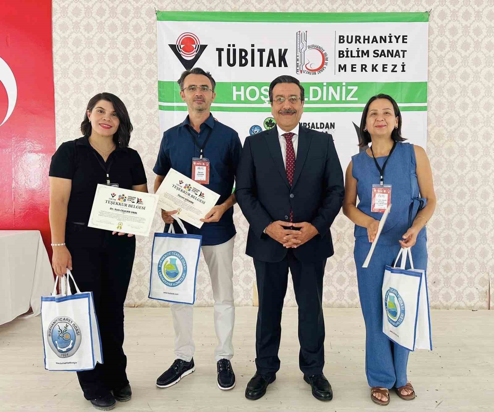 Kaymakam Atilla, TÜBİTAK projesi kapanış törenine katıldı 