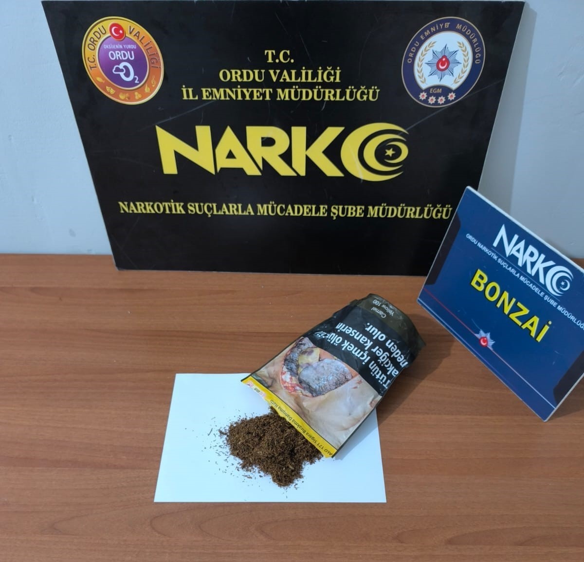 Ordu’da 8 ayda 45 kilo uyuşturucu madde ele geçirildi 