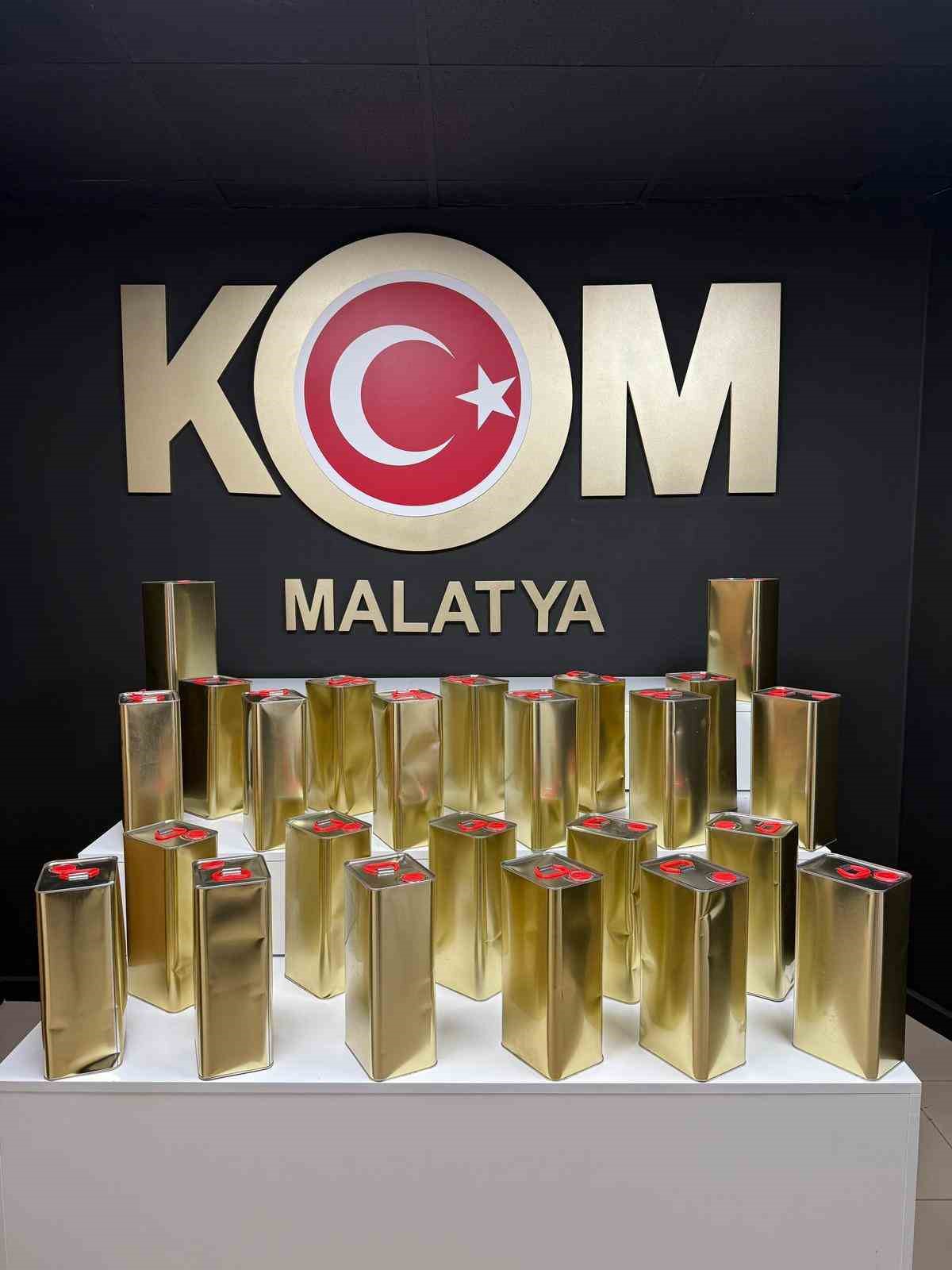 Malatya’da kaçakçılık operasyonu 
