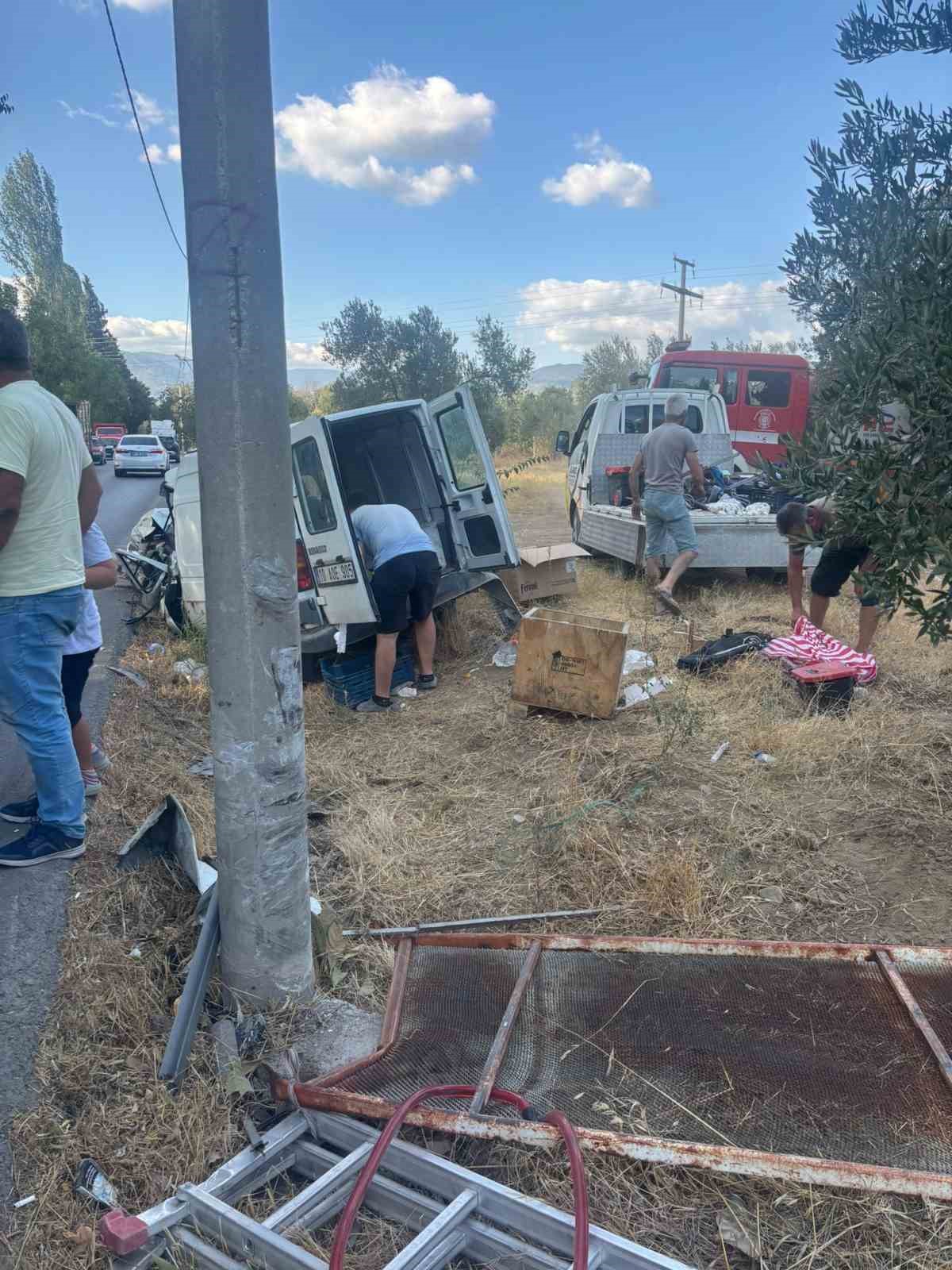 Edremit’te trafik kazası: 1 yaralı 
