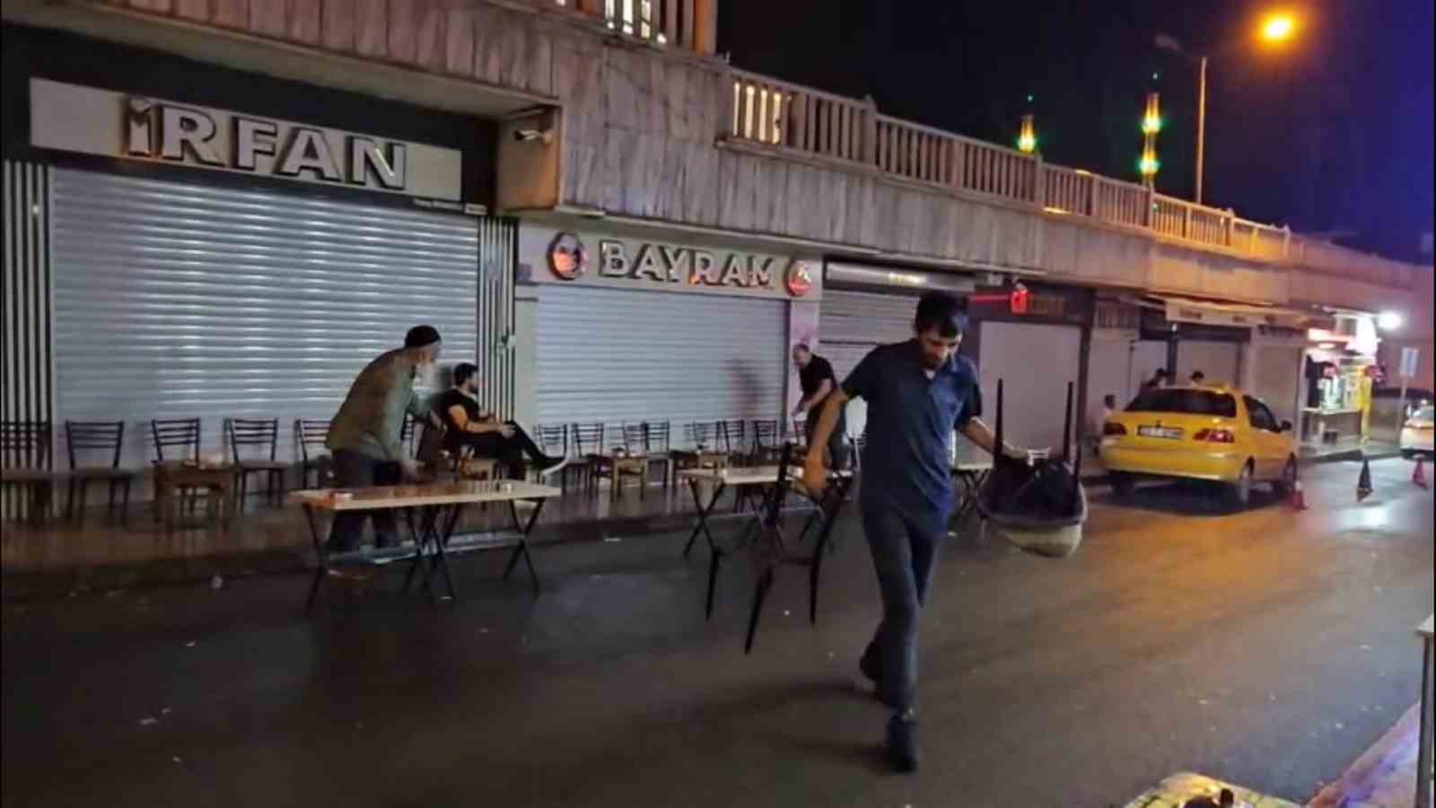 Elazığ’da sağanak yağış 