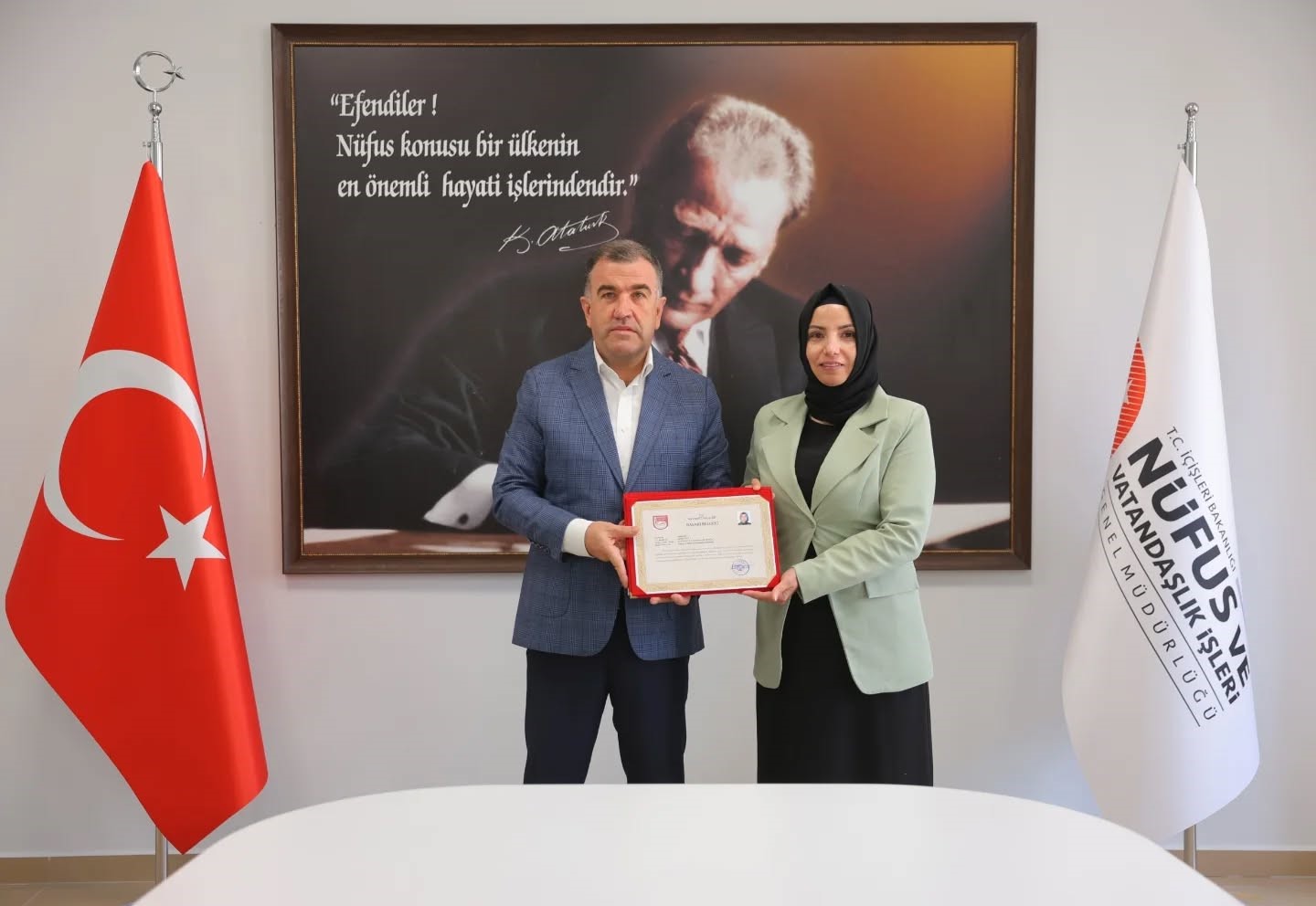 Bayburt’ta kimlik kartı yenileme işlemlerinde yüzde 99’luk başarı 