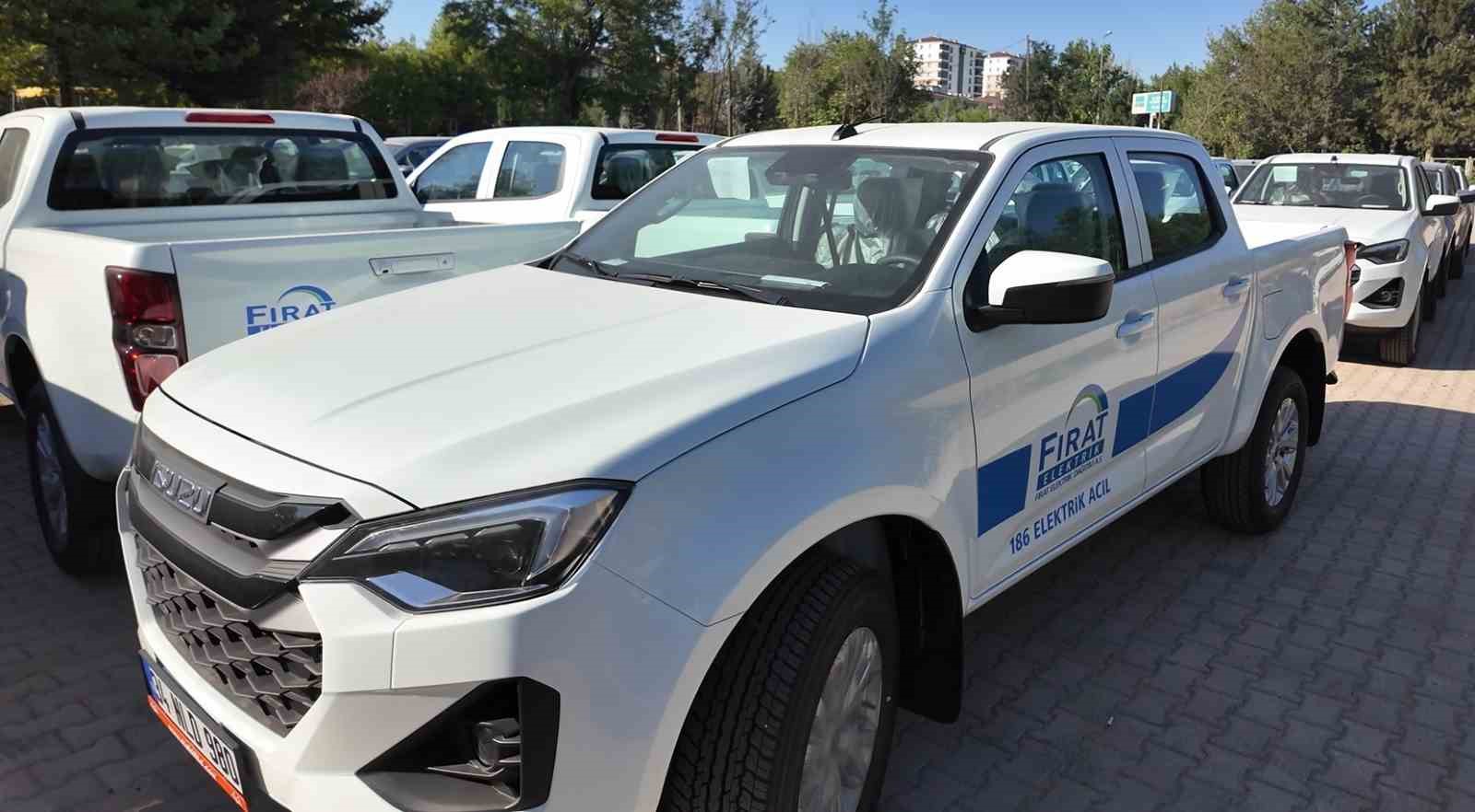 Fırat EDAŞ, filosunu yenileyerek hizmet kalitesini güçlendirdi 