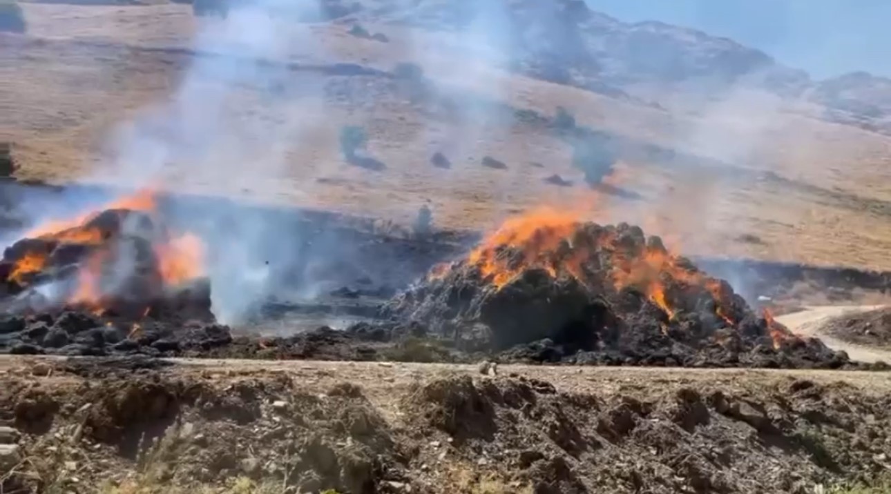 Yüksekova’da 20 bin bağ ot kül oldu 