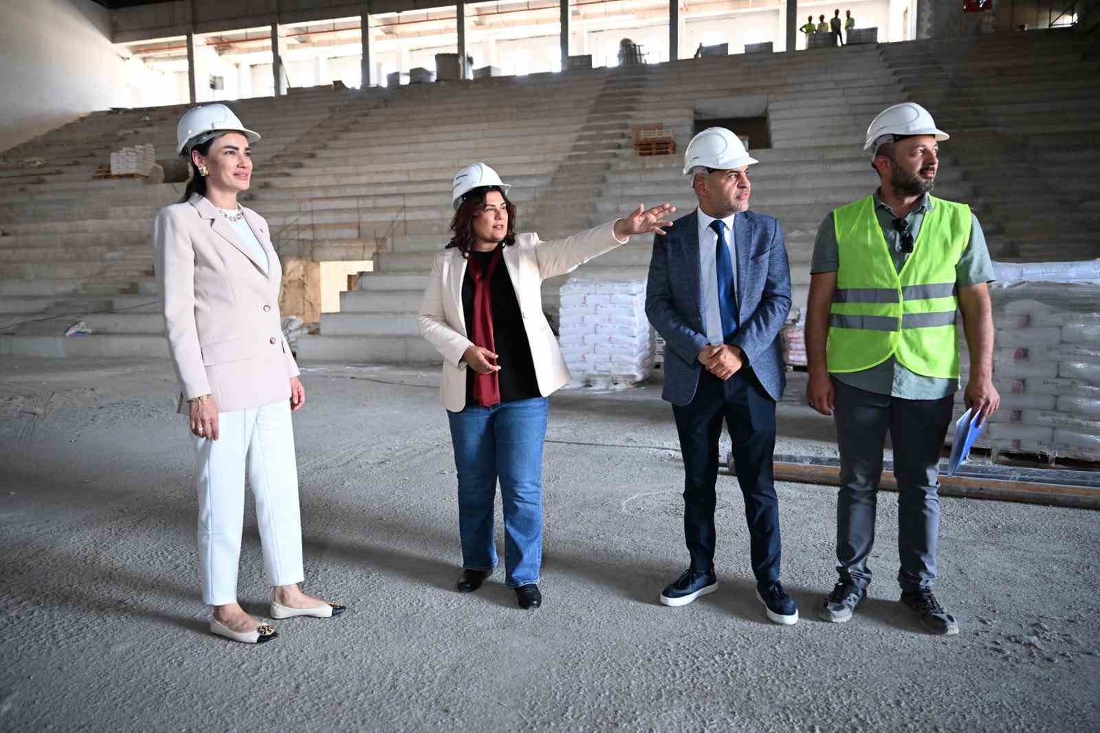 Aydın’da Kapalı Spor Salonu inşaatı hızla sürüyor 