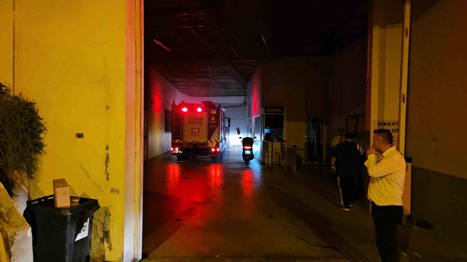 Sarıyer’de otelde korkutan yangın 