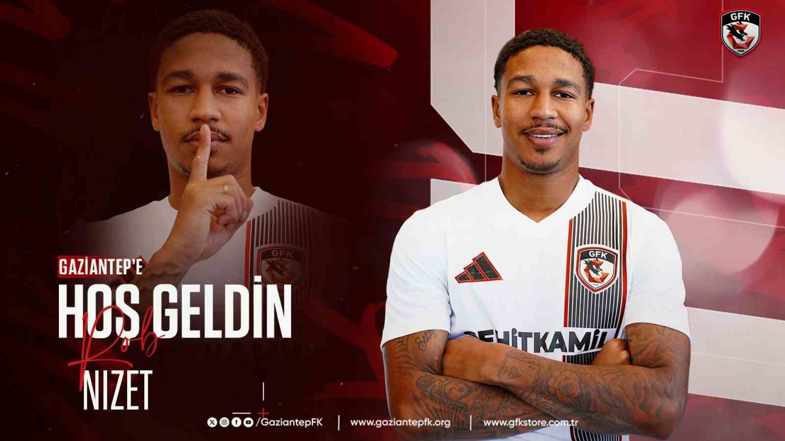 Gaziantep FK, Rob Nizet’i transfer etti