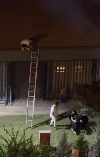 Özel güvenlik görevlileri, konseri kaçak izleyen genci çatıdan aşağı attı 